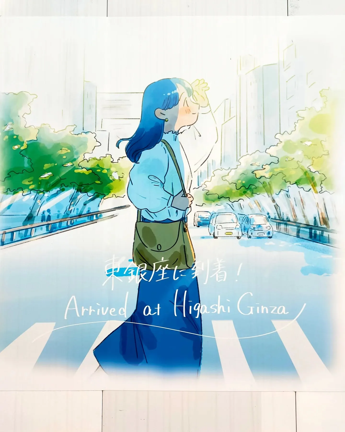 【銀座の魅力が詰まった外壁アート🎨】