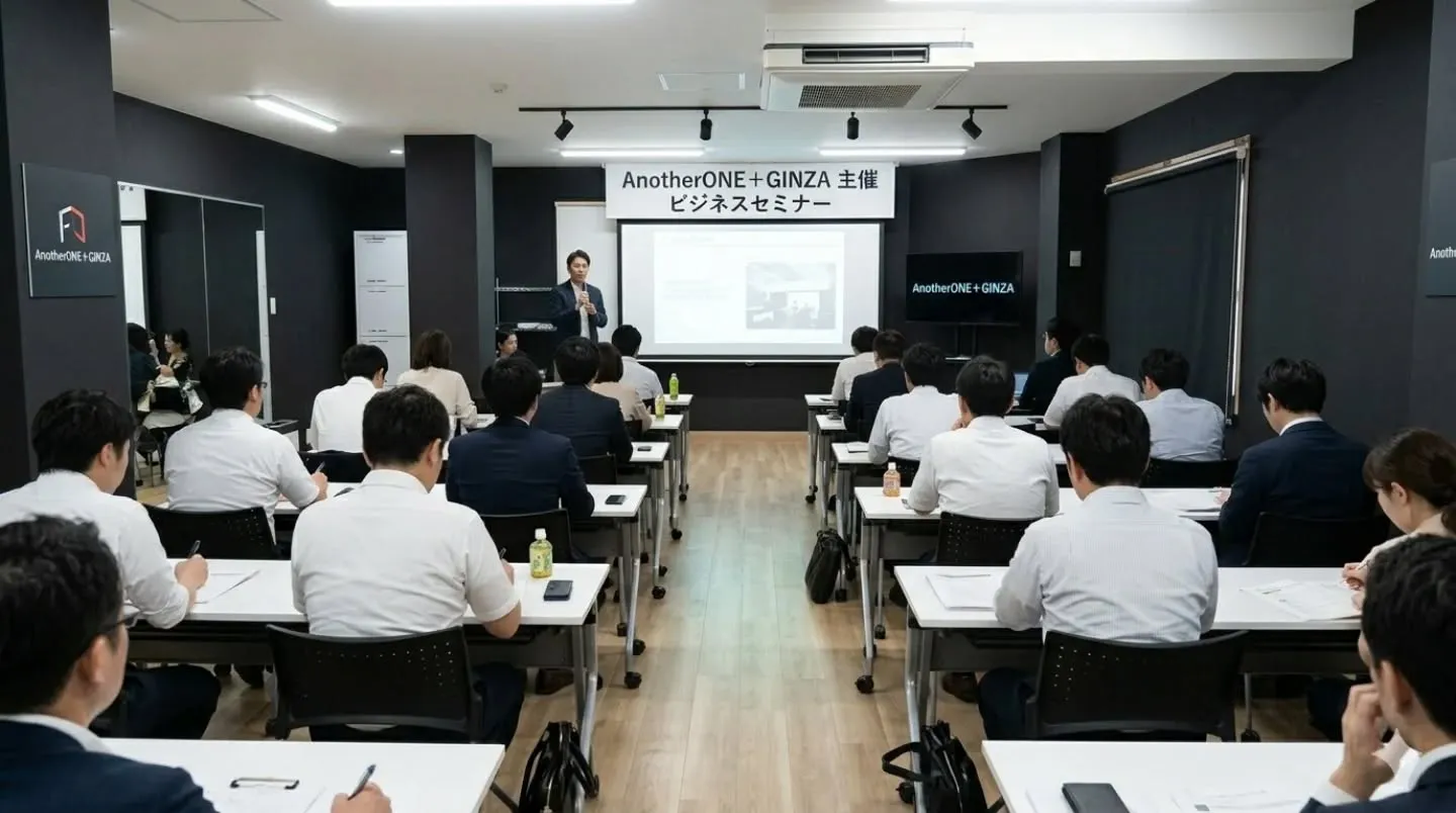 AnotherONE+GINZAで開催予定のセミナーの告知🖋...