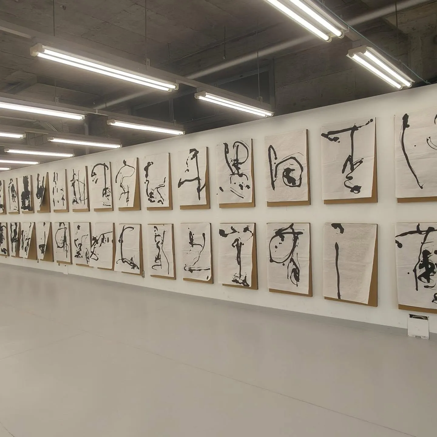 見逃すべきでは無い現代最先端の書展 書家アーティスト金敷駸房...